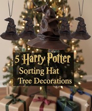 5x Harry Potter Sorting Hat Tree decorations