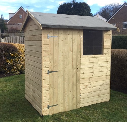 Tall garden shed fully g - shed, t&g