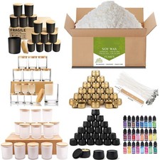 Premium Candle Making Supplies – Glass & Tin Jars, Soy Wax, Candle Dyes & Wicks