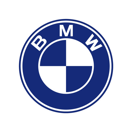 Bmw logo multicolor - multicolor, cut