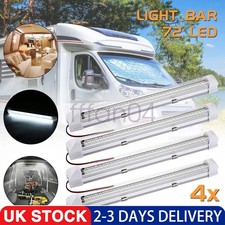 4x 12V led lights campervan caravan ceiling interior strip bar van boat lighting