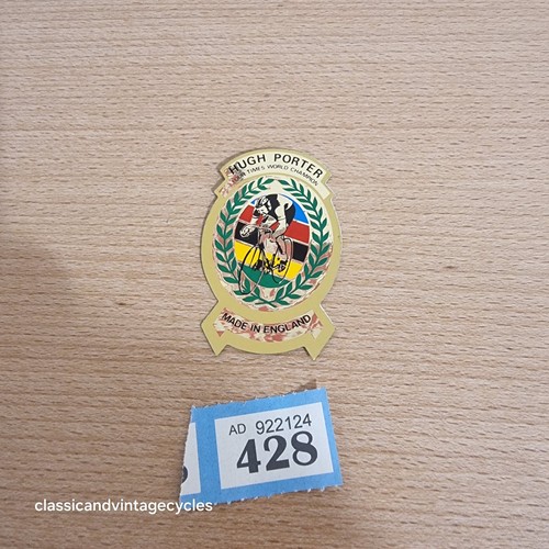 Nos hugh porter head badge - nos,