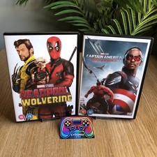 Deadpool vs Wolverine & Captain America Brave New World DVD Bundle