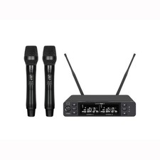 Q-Audio QWM1960 V3 Handheld Dual UHF System - CH38