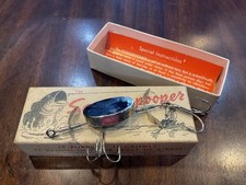 Vintage Scooterpooper Fishing Lure Antique Tackle Box Bait Bass Musky Walleye 