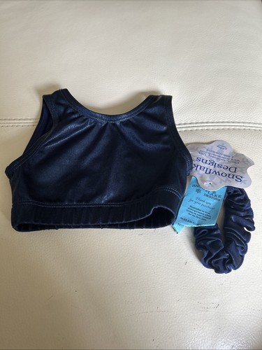 Snowflake gymnastic crop top - gymnastic,