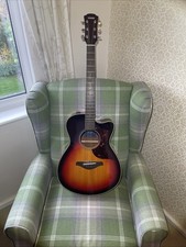 Yamaha Ac1m Vs Electro Acoustic Guitar Excellent Condition With Hiscox Hard Case