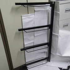 4-Rung Horse Saddle Rack (Black Horse Equestrian Farm Stables Tack 4-Tier Stand)