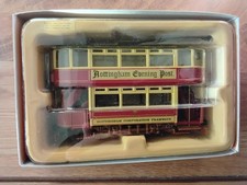 Corgi Limited Edition Double Deck Closed Tram  Nottingham Evening Post Red