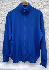 Henri Lloyd Royal Blue full Zip Up Men’s Cardigan size Large 