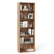 COSTWAY 6-Tier Open Bookcase