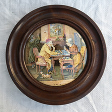 Framed Prattware 'A Pair'