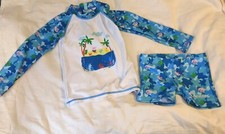 Boys George Pig From Peppa Pig UV Beach Top And Trunks 18-24 Months By Regatta 