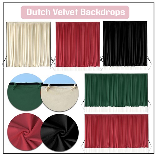 Velvet backdrop curtains - velvet,