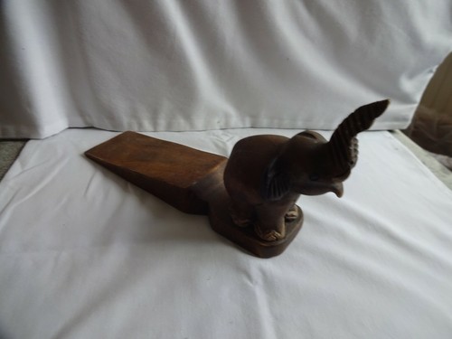 Antique hand crafted wooden - hand,