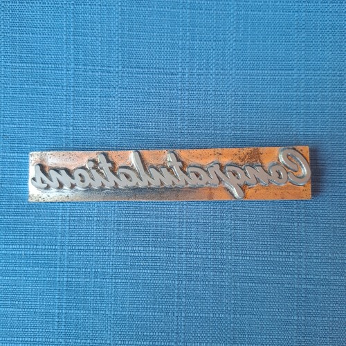 Hot foil printing - printing, /