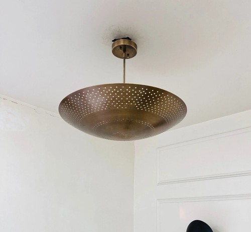 Handcrafted brass sputnik - brass,