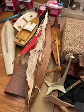 pond yachts 16no. With sails