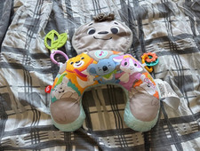 Fisher Price Music and Vibe Tummy Pillow Sloth Baby Toy