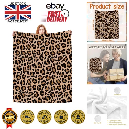 Luxurious leopard print - luxurious, throw