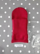 ⭐ GC! GENUINE iCandy Peach 1 "Tomato" Red Seat Harness Strap Crotch Pad Cover ⭐