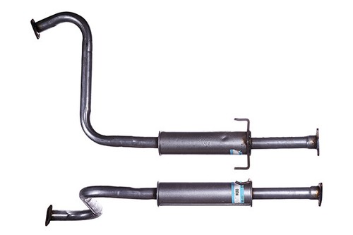 Exhaust silencer centre - silencer, pipe