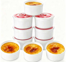 Ramekins with Lids Set of 6, 8