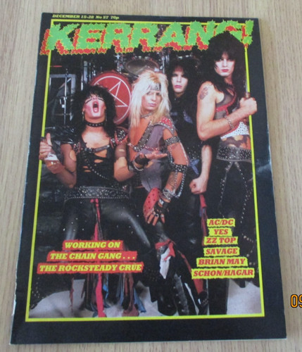 Vintage kerrang magazine - kerrang!,