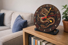 Dragon Wall Clock 3D Printed