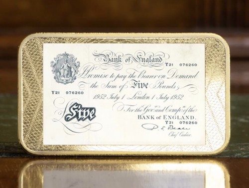 The white fiver gold plated - the,