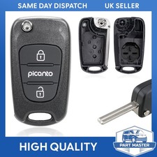 2 Button Remote Key Fob Case Shell For Kia Picanto 2004-2022