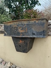Reclaimed Cast Iron Hopper Head Dated 1931 / Planter