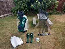 Full Set of 13x Mens RH Regular Flex Graphite Macgregor Tourney Golf Clubs & Bag