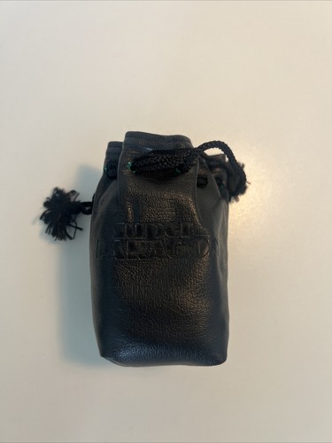 Leather drawstring pouch for - pouch,