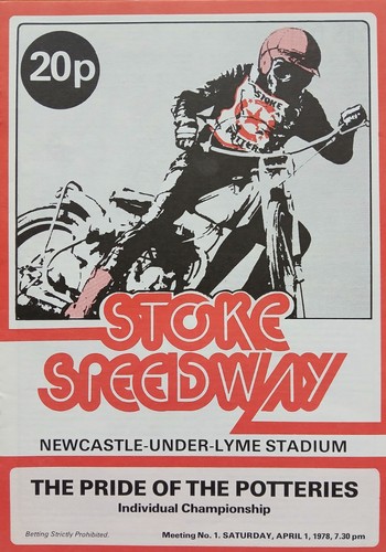 Stoke speedway programme the - , programme: