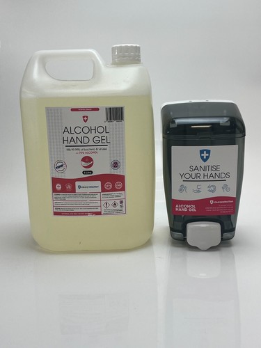 Alcohol gel hand sanitiser - 70%,