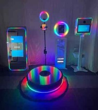 360 led photo - booth, automatic