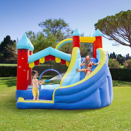 Kids bouncy castle with - kids, slide
