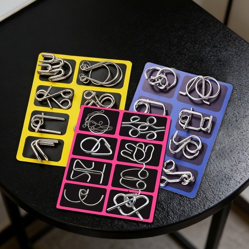 Metal wire puzzles pack iq - metal, 40