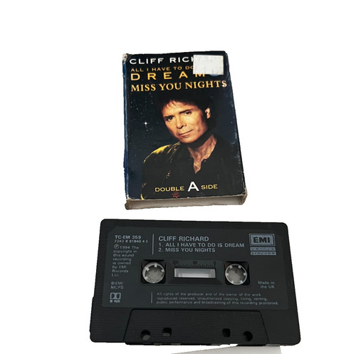 Cliff richard dream cassette - cliff,