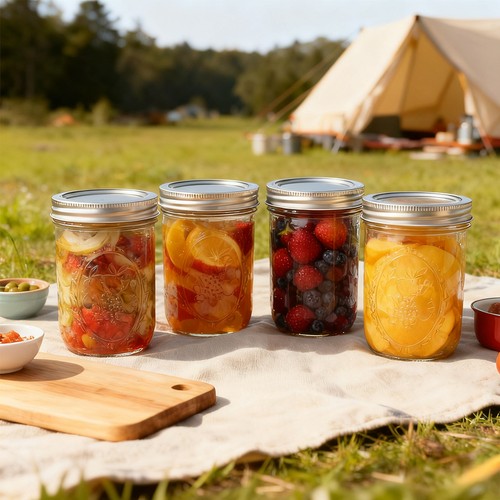 4pcs 500ml glass - 4pcs,