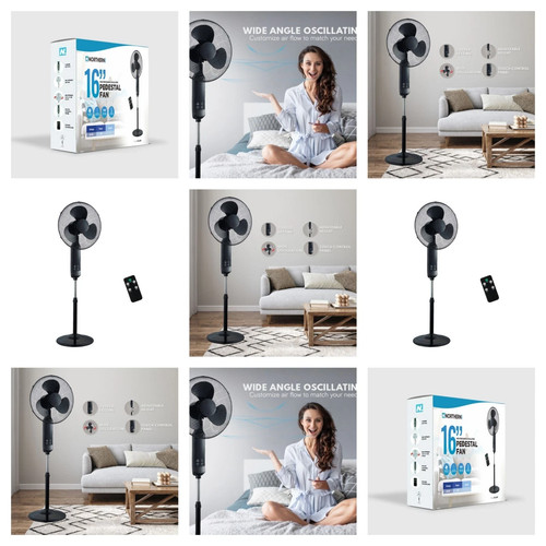 Pedestal oscillating - 16",