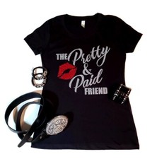 The Pretty & Paid Friend Black