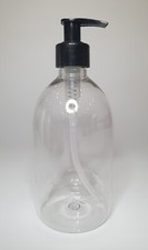 Empty 500ml PET Plastic Clear