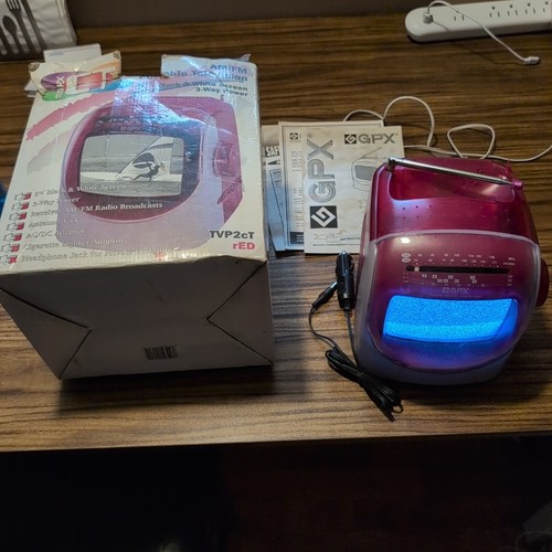 Vintage gpx tvp2ct portable - vintage,
