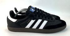 Adidas Originals  Samba OG Mens Trainers Black White Gum Sneakers UK 9.5
