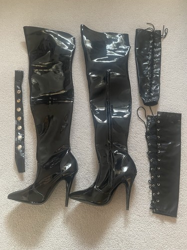 Thigh high pvc - thigh,