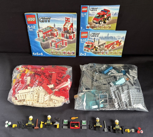 Lego city fire station 7945 - lego,
