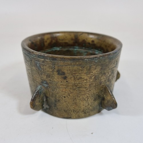 Antique 18thc bronze pedestal - bronze,