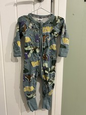 Bonds X  Bluey & Jean Luc Wondersuit - 3-6 months. Size 00 